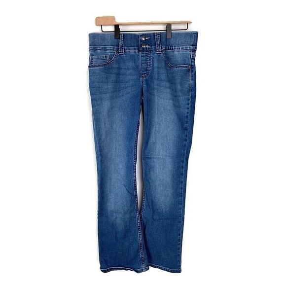Lee Womens Regular Fit Straight Leg Blue Denim Jeans Size 8 - Picture 1 of 3